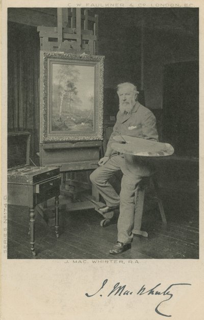 Portrait of J Mac Whirter by English Photographer